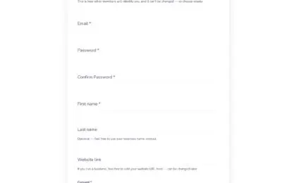 Buysellswap Create an account screenshot